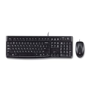 Combo Teclado E Mouse Com Fio Usb Logitech Mk120
