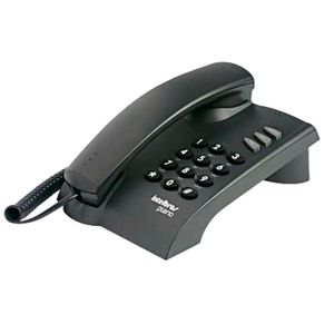 Telefone Com Fio Pleno Preto Intelbras