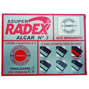 Almofada Para Carimbo N°3 Vermelho Radex