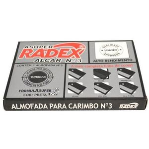 Almofada Para Carimbo N°3 Preto Radex
