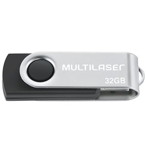 Pen Drive Twist 32gb Preto Multilaser