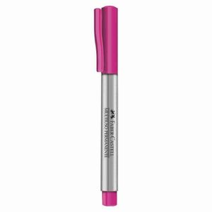 Marcador Multiuso Permanente Rosa 1.0 Mm Faber Castell