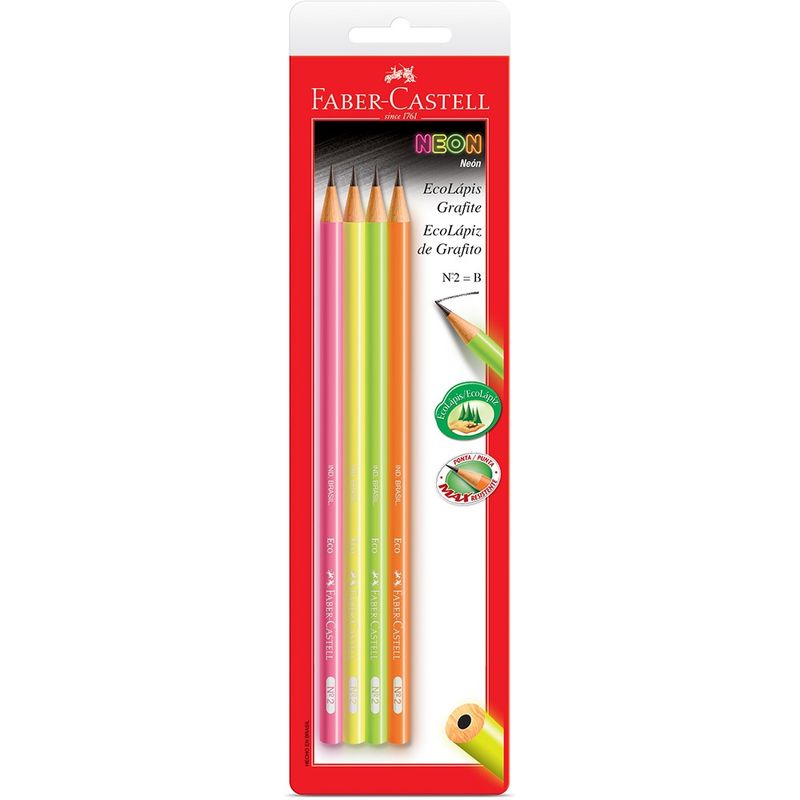 ecolapis-grafite-max-neon-4-cores-faber-castell