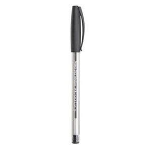 Caneta Esferográfica Trilux Média 032 Preta Faber Castell