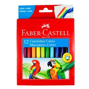 Canetinha Colors 12 Cores Faber Castell