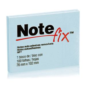 Bloco Adesivo Notefix Azul 76x102mm 100 Folhas