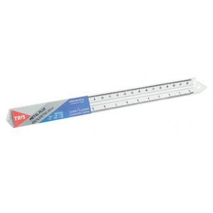 Escalímetro Triangular 30cm Metal Plus Tris