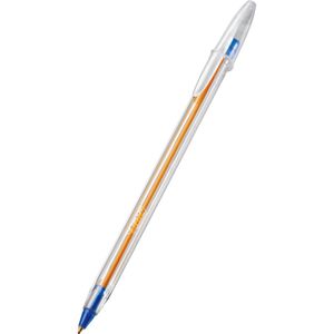 Caneta Bic Cristal Escrita Fina 0.8 Mm  Azul