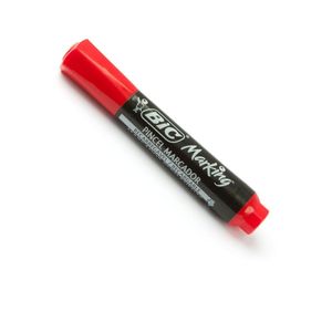 Marcador Permanente Recarregável Marking Vermelho Bic