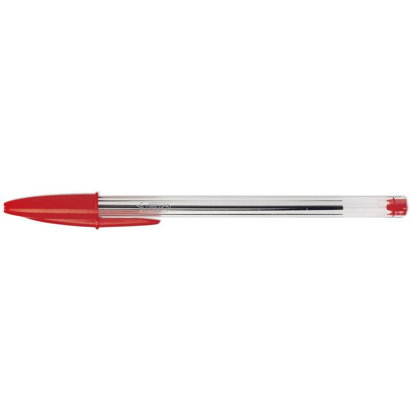 caneta-esferografica-classica-cristal-vermelho-bic