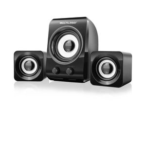 Caixa De Som Para Pc 10 W 2.1 Usb 14 Rms Preta Multilaser