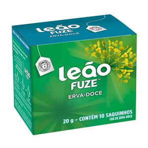 Chá De Erva-Doce Com 10 Sachês Fuze Leão