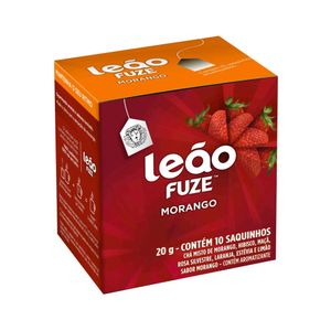 Chá De Morango Com 10 Sachês Fuze Leão