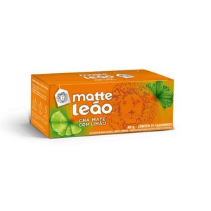 Chá Matte Com Limão Com 25 Sachês Leão