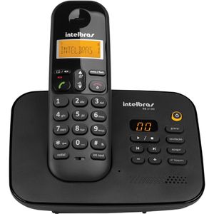 Telefone Sem Fio Com Secretária Ts3130 Preto Intelbras