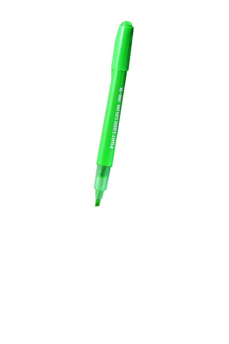 caneta-marca-texto-lumi-color-verde-pilot