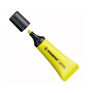 Marca Texto Amarelo Neon Stabilo