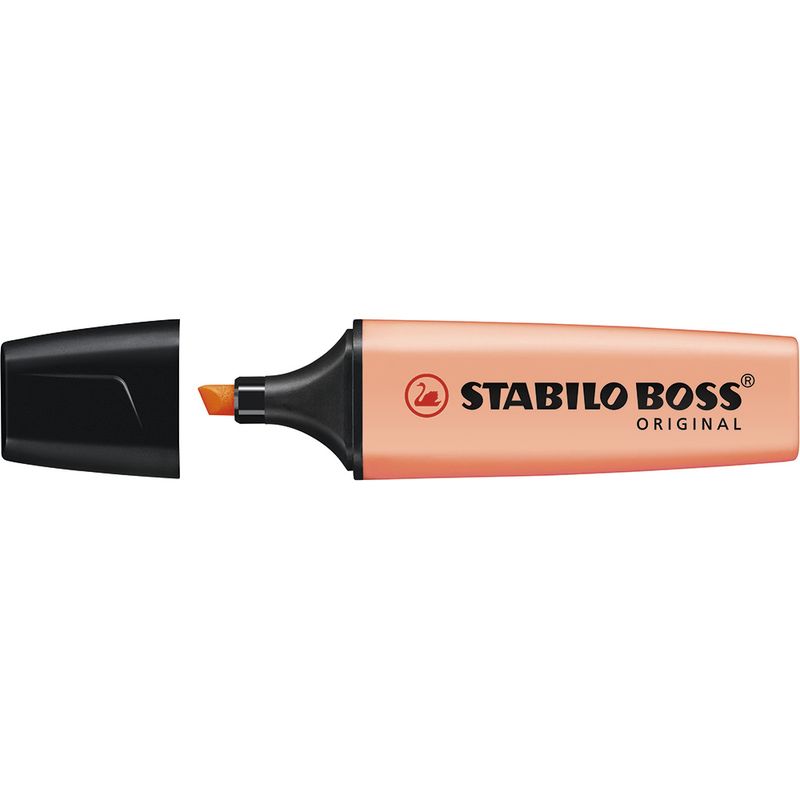 marcador-texto-boss-pastel-pessego-stabilo