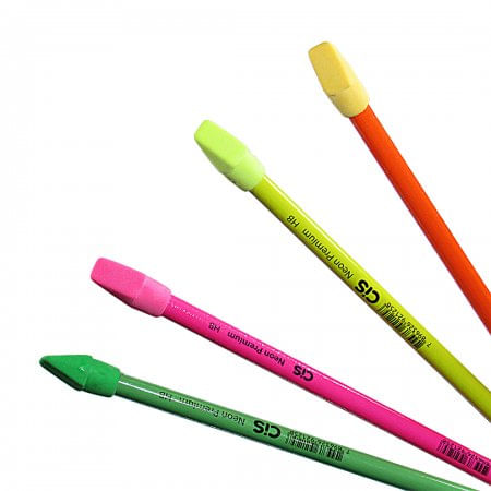 lapis-preto-com-borracha-neon-premium-cis
