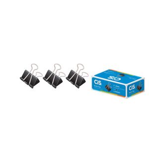 Prendedor De Papel 25Mm Com 12 Unidades Preto Cis