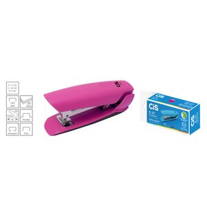 Grampeador C-17 20 Folhas Rosa Cis