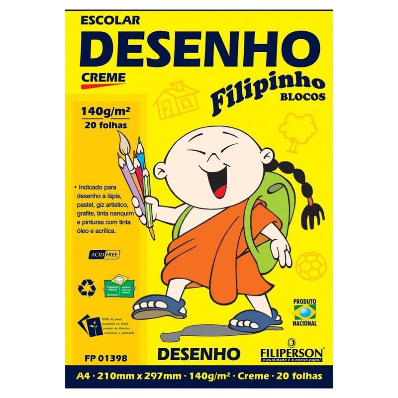 bloco-desenho-a4-20-folhas-filipinho-filiperson