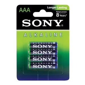 Pilha Palito Alcalina Aaa 4 Unidades Sony
