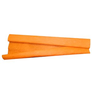Papel Crepom Comum 48cmx2m Laranja Vmp