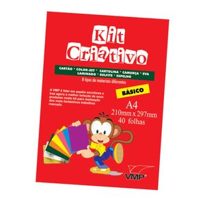 Papel Criativo Básico A4 40 Folhas Vmp