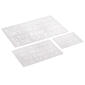 Kit Normógrafo Cristal Waleu