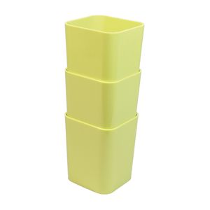 Kit Com 3 Porta Objetos Multiuso Verde Claro Dello