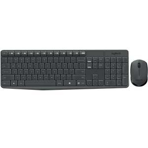 Combo Teclado E Mouse Sem Fio Logitech Mk235