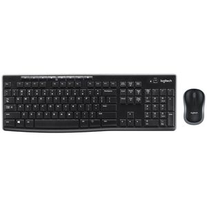 Kit Teclado E Mouse Sem Fio Mk270 Preto Logitech
