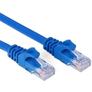 Cabo De Rede Cat5e Rj45 5 Metros Azul Exbom