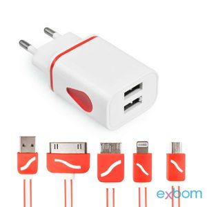 Carregador Universal 5 Em 1 Cus-C5e1c Exbom