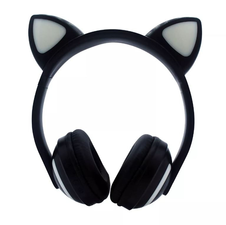 fone-de-ouvido-bluetooth-orelha-de-gato-exbom