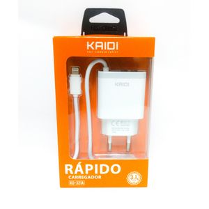Carregador Rápido 2 Saídas Usb 3.1a Kd-321a Kaidi