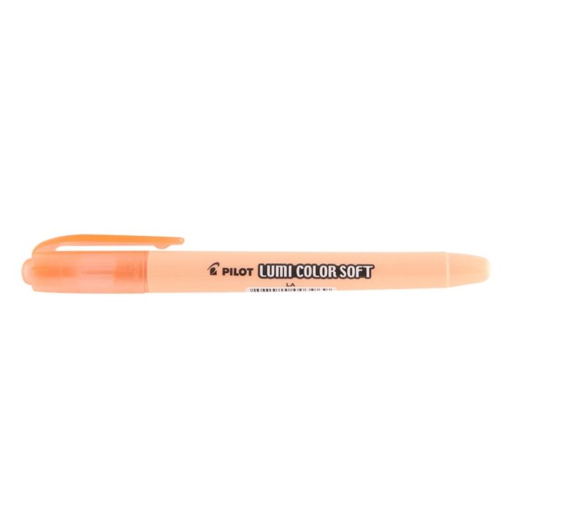 marca-texto-lumi-color-soft-laranja-pastel-pilot-