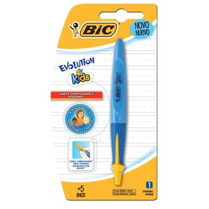 Caneta Esferográfica Evolution Kids Azul Bic