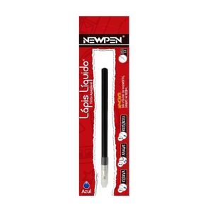 Lápis Líquido Tinta Apagável Azul Newpen