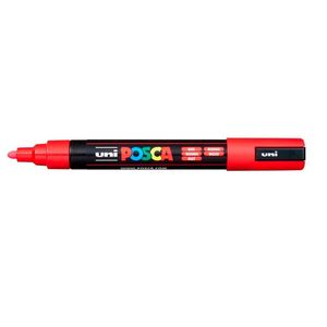 Caneta Posca Pc-5m Vermelho Uni-Ball