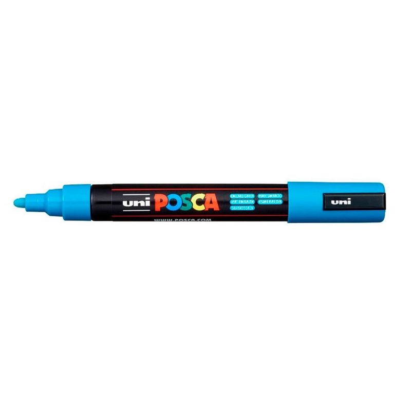 caneta-posca-pc-5m-azul-claro-uni-ball