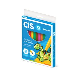 Canetinhas Hidrográficas 12 Cores Cis