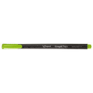 Caneta Fineliner 0.4 Mm Graph Peps Verde Claro Maped