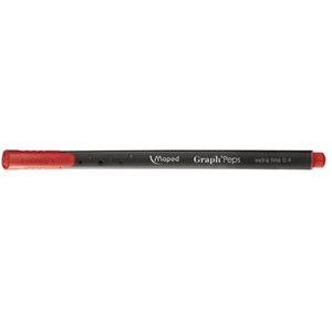 Caneta Fineliner 0.4 Mm Graph Peps Vermelho Maped