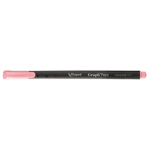 Caneta Fineliner 0.4 Mm Graph Peps Salmão Maped