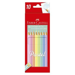 Ecolápis De Cor Pastel 10 Cores Faber-Castell