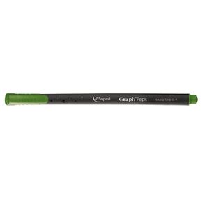 Caneta Fineliner 0.4 Mm Graph Peps Verde Musgo Maped