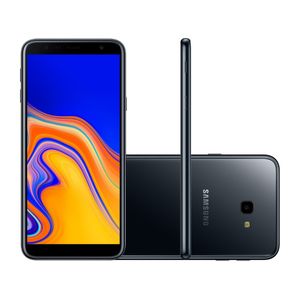 Smartphone Samsung Galaxy J4+ 32gb Dual Chip Android Tela Infinita 6" Quad-Core 1.4ghz 4g Câmera 13mp Preto