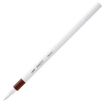 caneta-emott-uni-ball-brown
